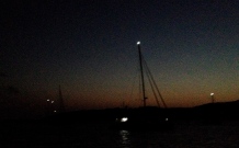 Night anchorage